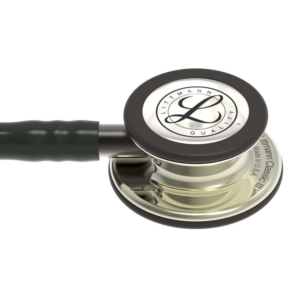 Littmann Classic III Monitoring Stethoscope - Black Tube & Mirror Finish - 5861