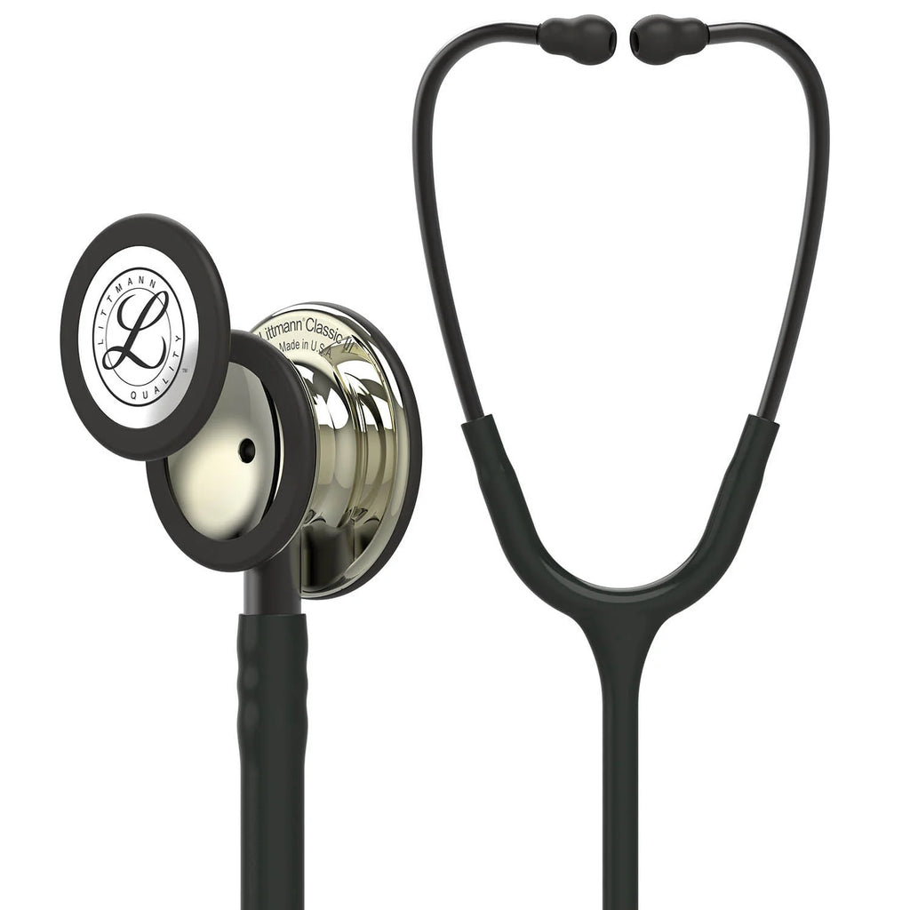 Littmann Classic III Monitoring Stethoscope - Black Tube & Mirror Finish - 5861
