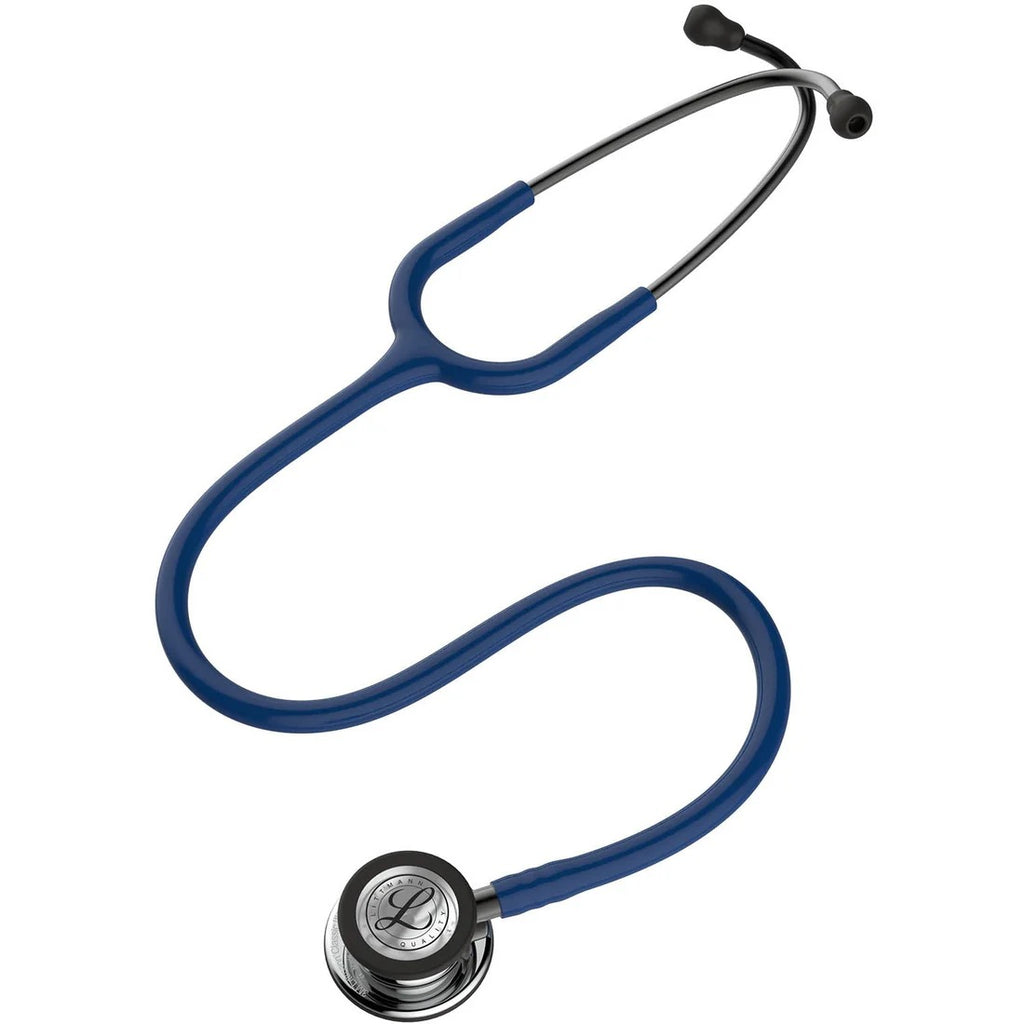 Littmann Classic III Monitoring Stethoscope - Navy Blue Tube & Mirror Finish - 5863
