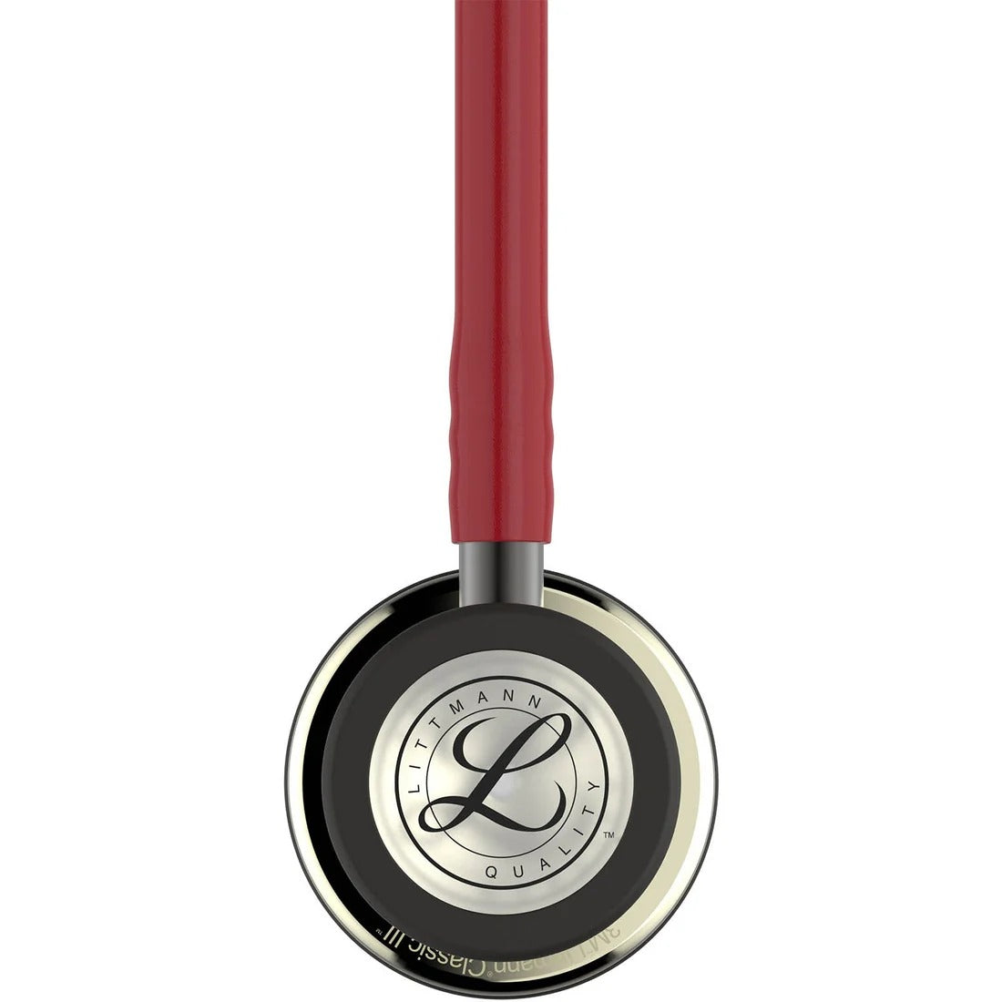 Littmann Classic III Monitoring Stethoscope - Burgundy Tube & Champagne Finish - 5864
