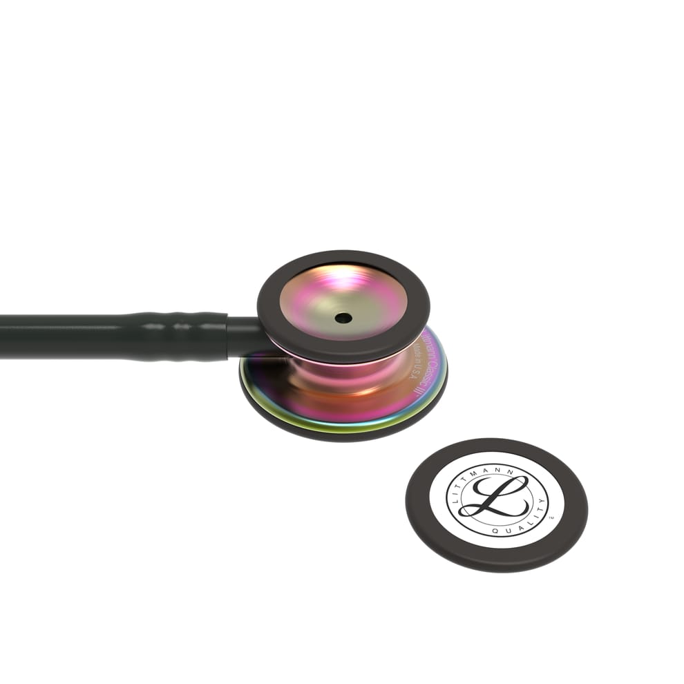 Littmann Classic III Monitoring Stethoscope - Black Tube & Rainbow Finish - 5870