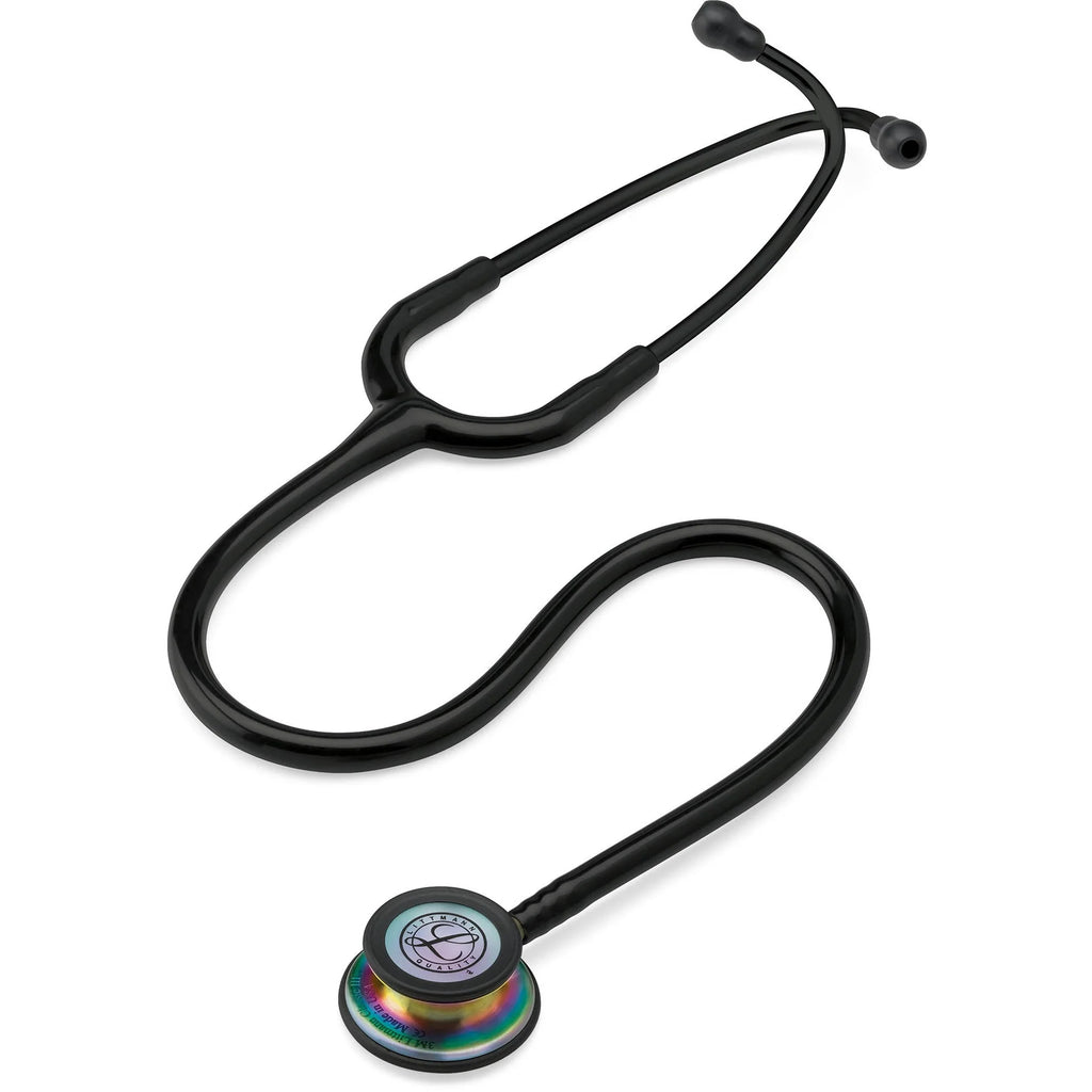 Littmann Classic III Monitoring Stethoscope - Black Tube & Rainbow Finish - 5870