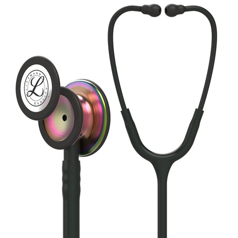 Littmann Classic III Monitoring Stethoscope - Black Tube & Rainbow Finish - 5870