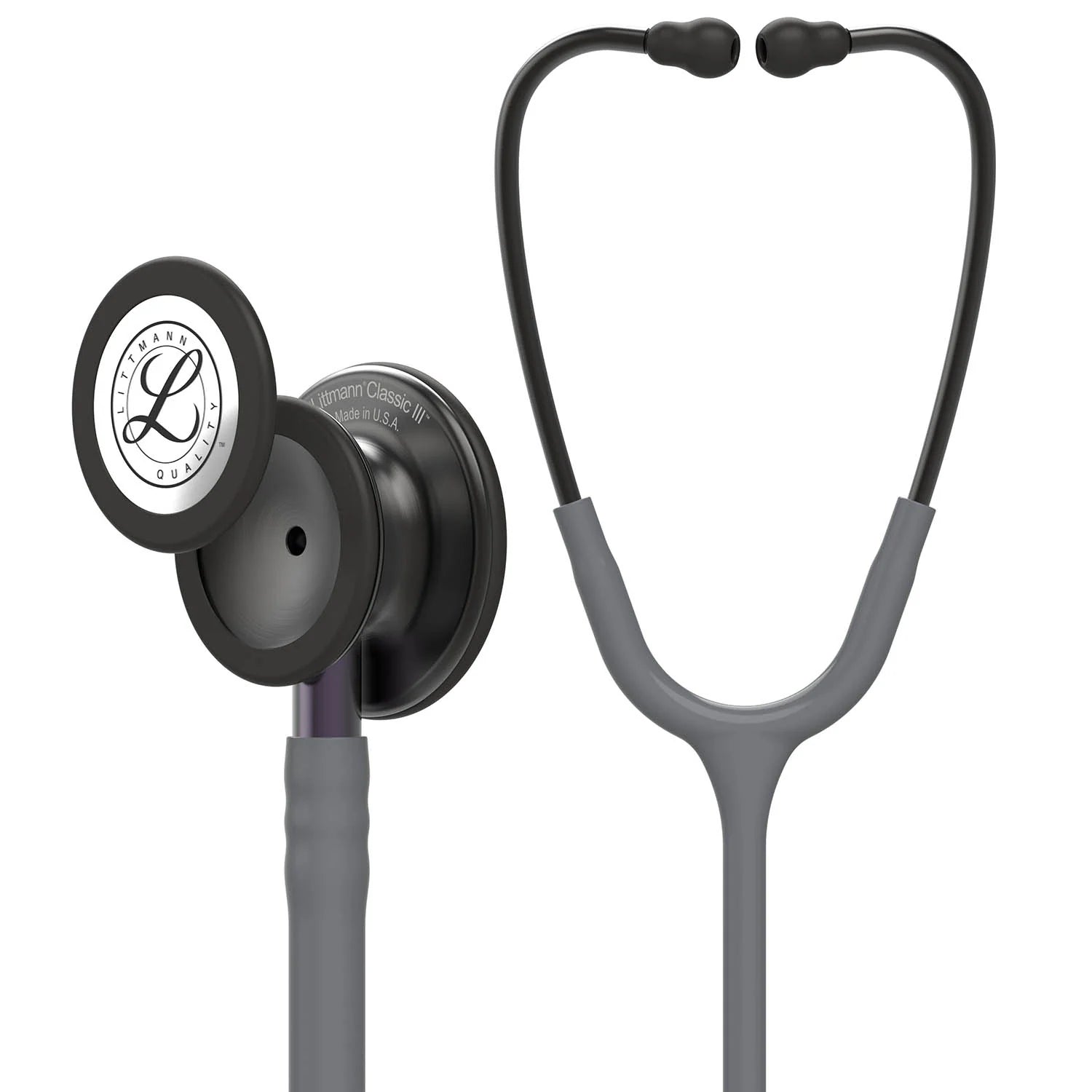 Littmann Classic III Stethoscope - Gray Tube & Black Finish - 5873 Main image