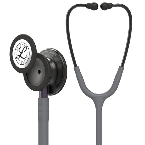Littmann Classic III Monitoring Stethoscope - Gray Tube & Black Finish - 5873