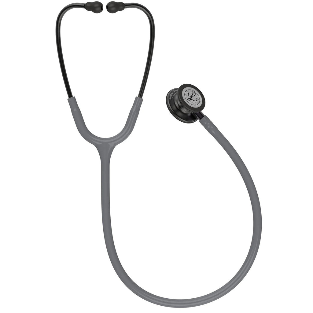 Littmann Classic III Monitoring Stethoscope - Gray Tube & Black Finish - 5873