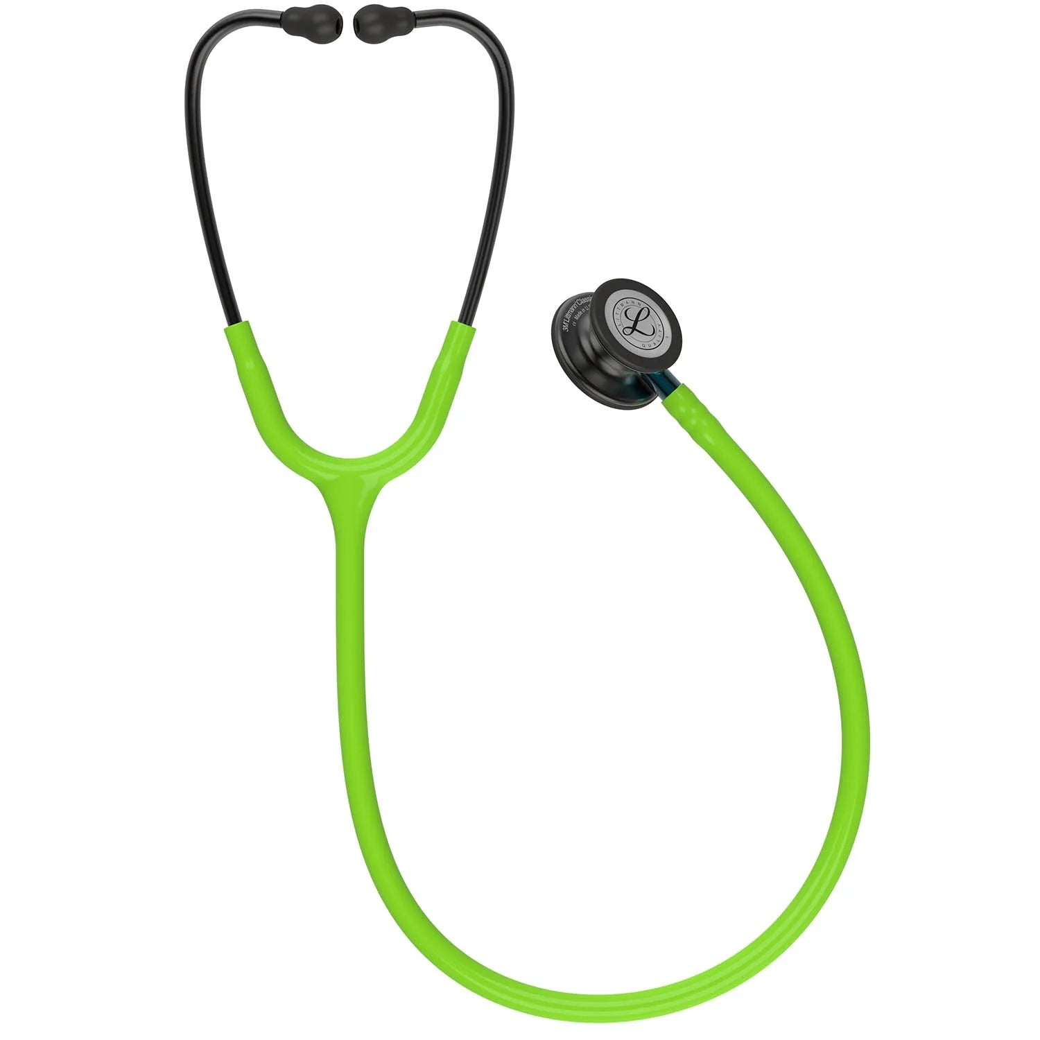 Littmann Classic III Monitoring Stethoscope - Lime Green Tube & Smoke Finish - 5875
