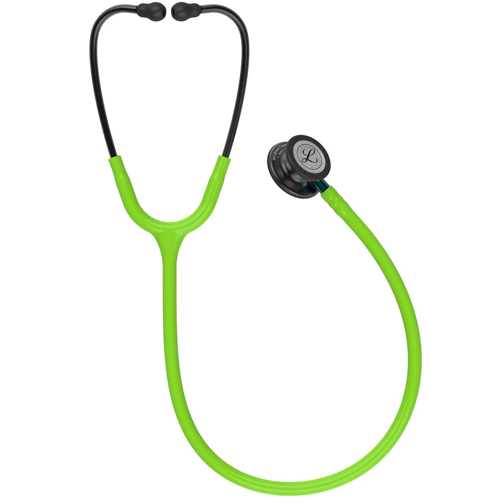 Littmann Classic III Monitoring Stethoscope - Lime Green Tube & Smoke Finish - 5875