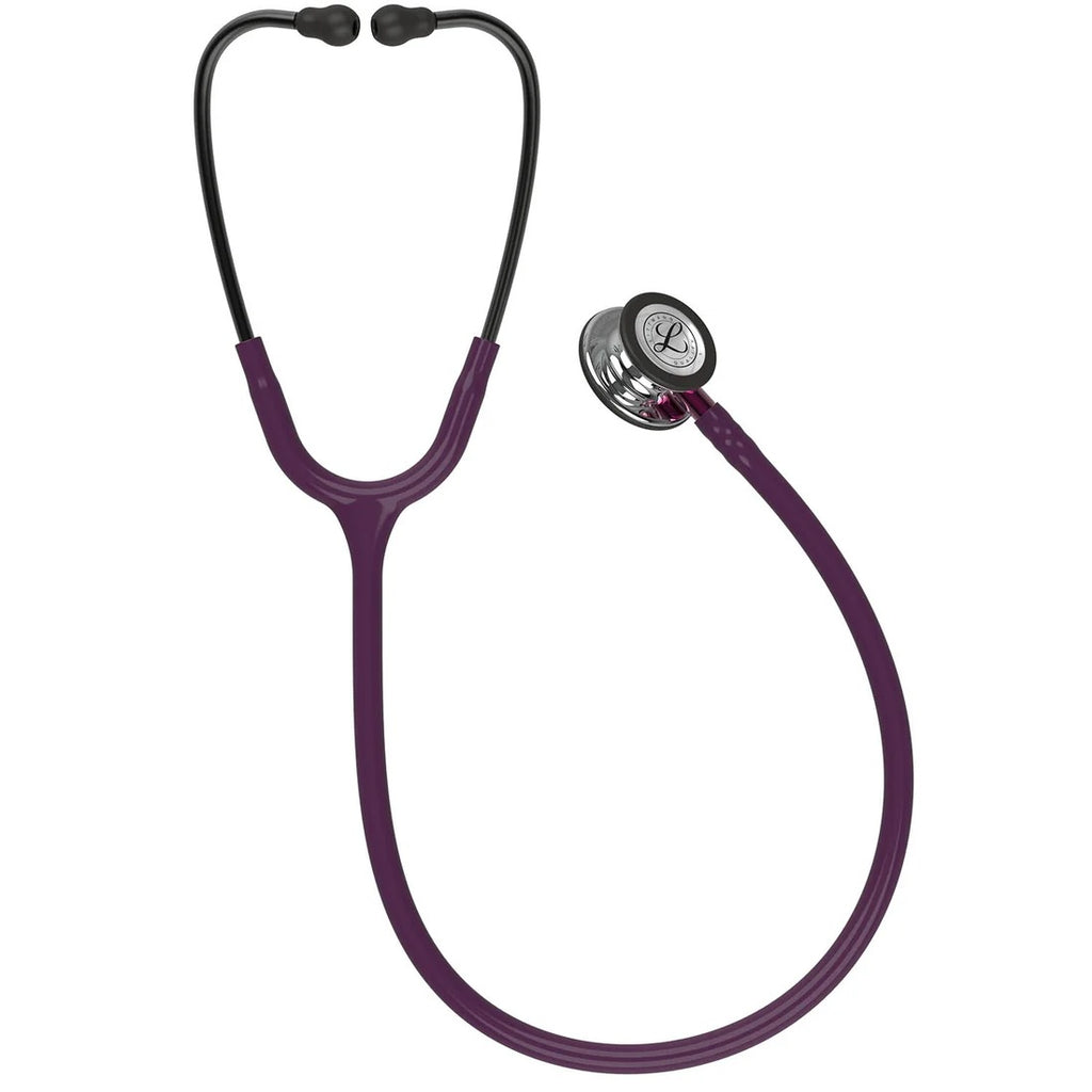 Littmann Classic III Monitoring Stethoscope -  Plum Tube & Mirror Finish - 5960