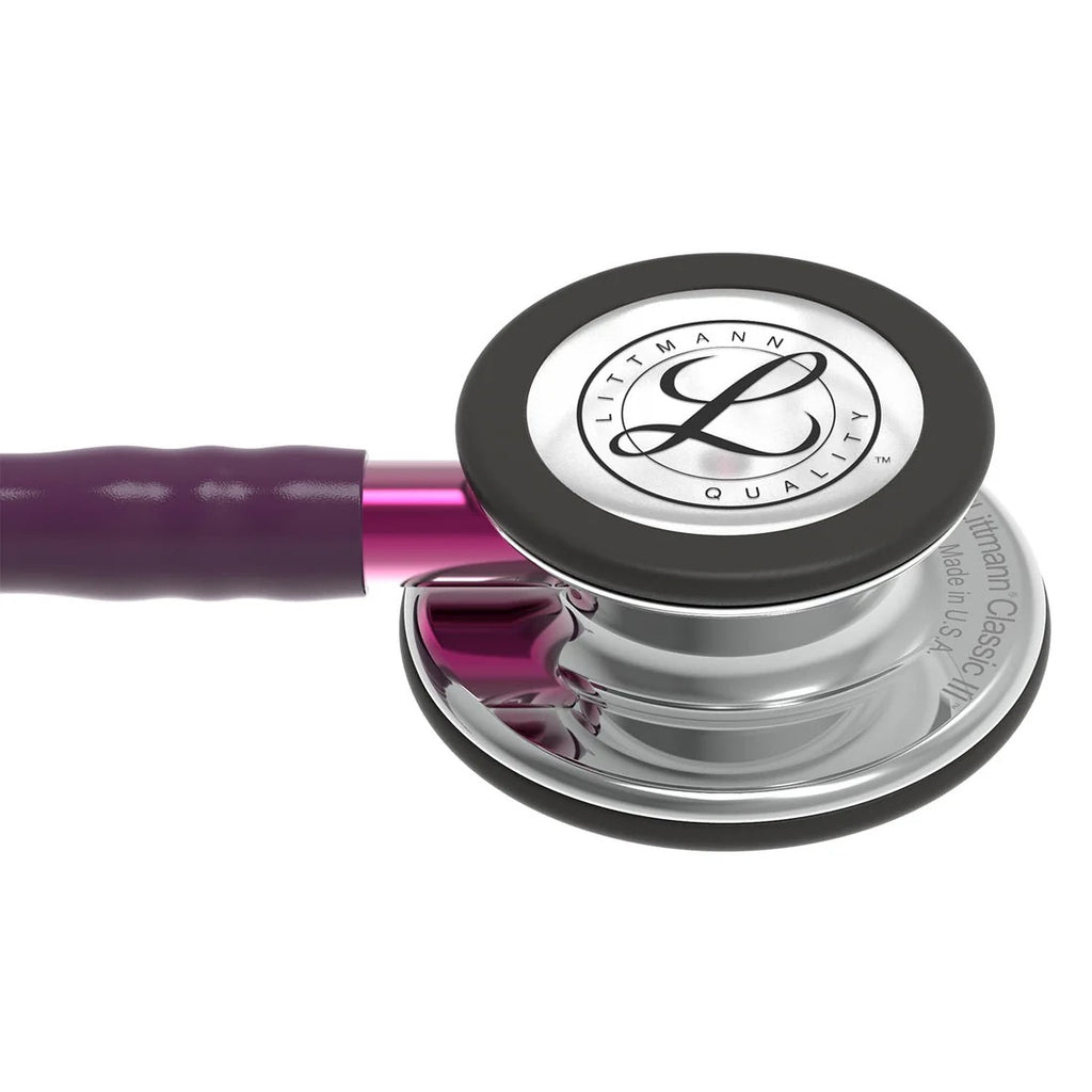 Littmann Classic III Monitoring Stethoscope -  Plum Tube & Mirror Finish - 5960