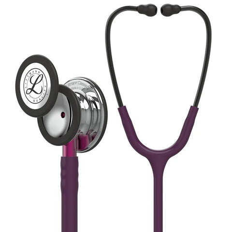 Littmann Classic III Monitoring Stethoscope -  Plum Tube & Mirror Finish - 5960