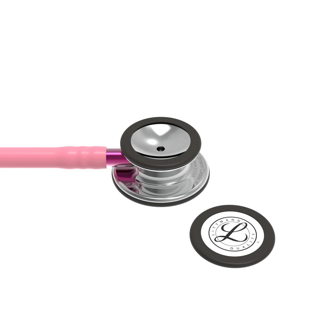 Littmann Classic III Monitoring Stethoscope - Pearl Pink Tube & Mirror Finish -  5962