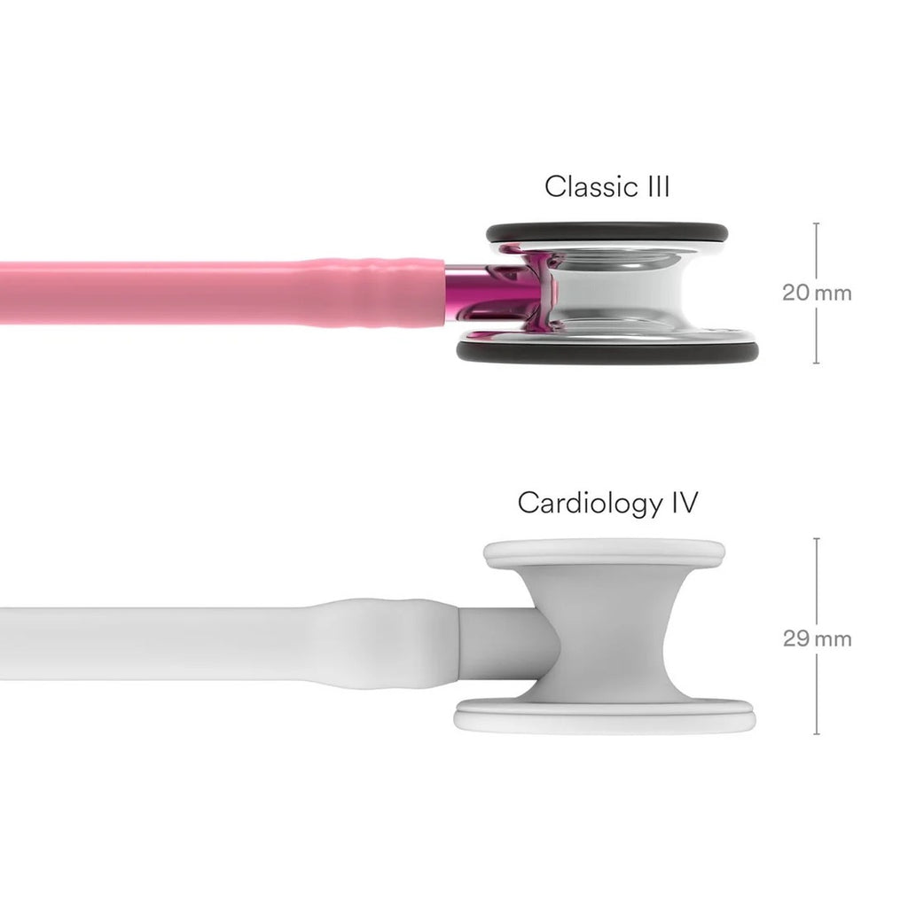 Littmann Classic III Monitoring Stethoscope - Pearl Pink Tube & Mirror Finish -  5962