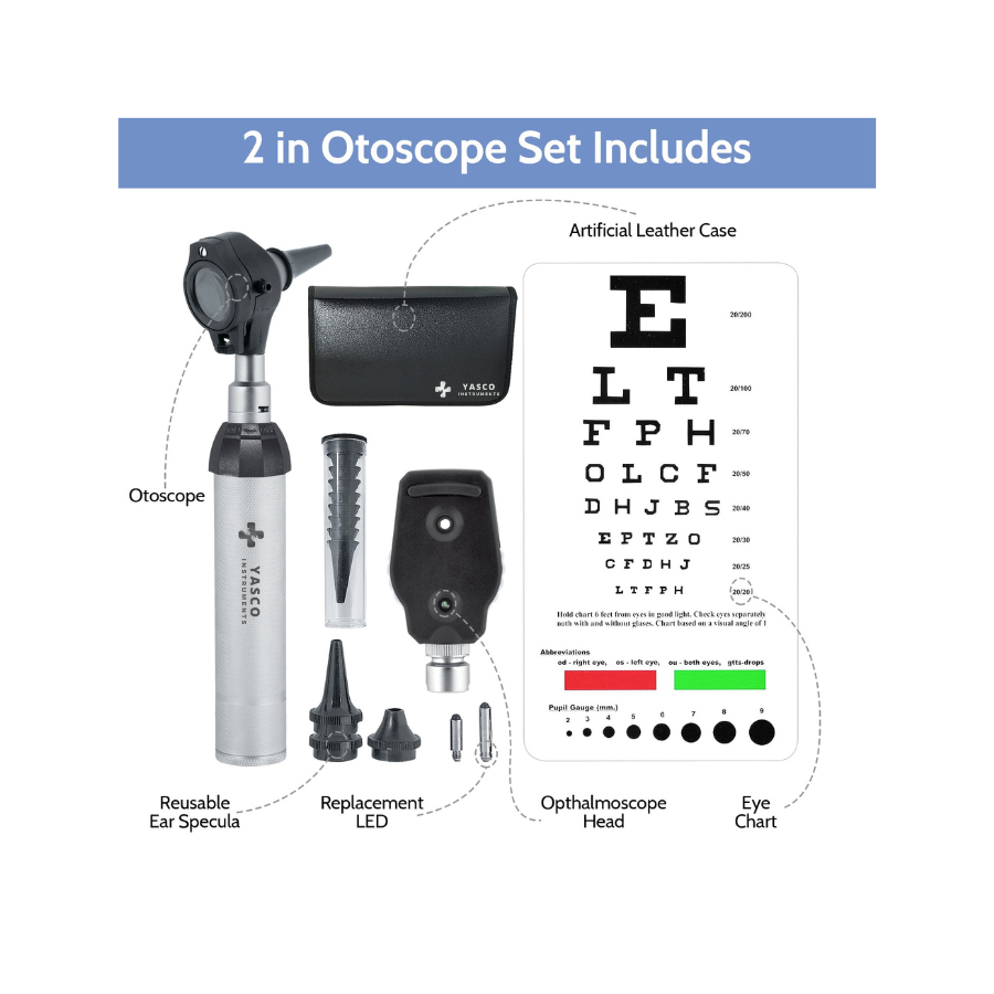 Standard EENT Diagnostic Set | Otoscope & Ophthalmoscope