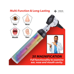 Brass Otoscope Set | Rainbow Finish Diagnostic Instrument