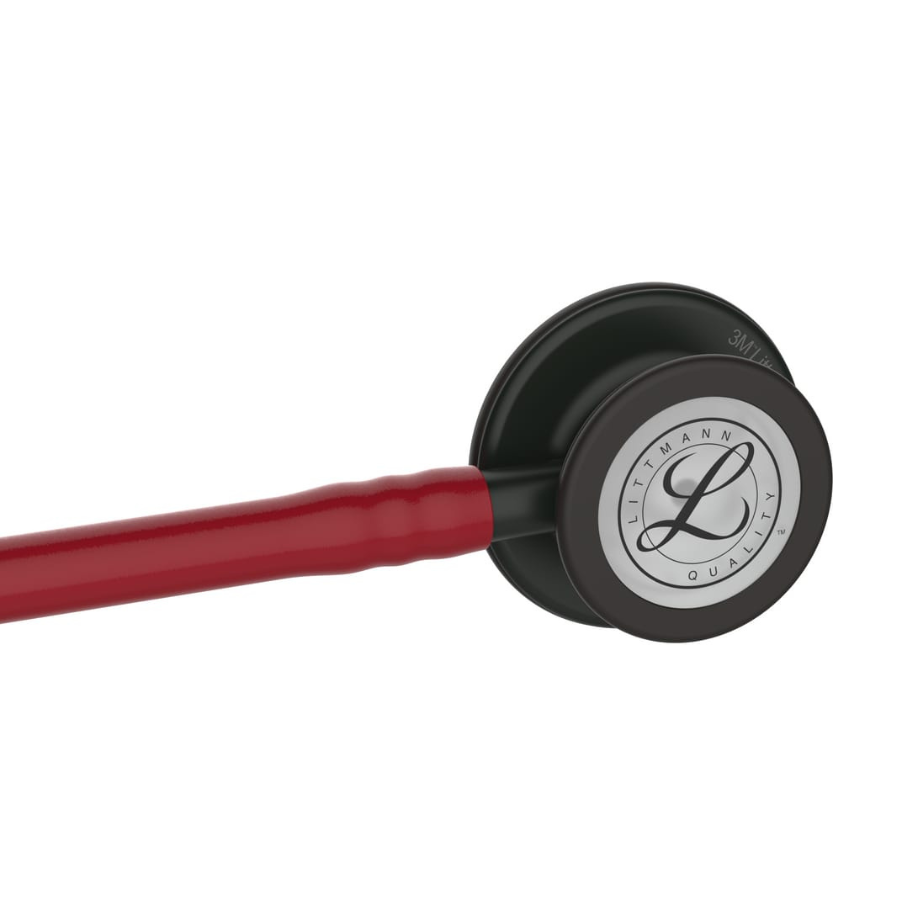 Littmann Classic III Stethoscope 5868 | Burgundy Tube | All Black Finish
