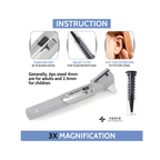 Fiber Optic Pocket Otoscope Set | Gray