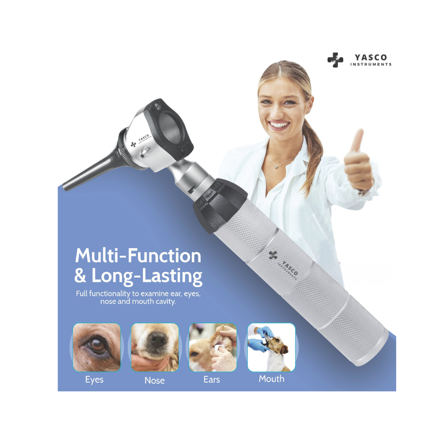 Veterinary Diagnostic Set | Otoscope & Ophthalmoscope