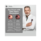 Fiber Optic Pocket Otoscope Set | Chocolate Brown