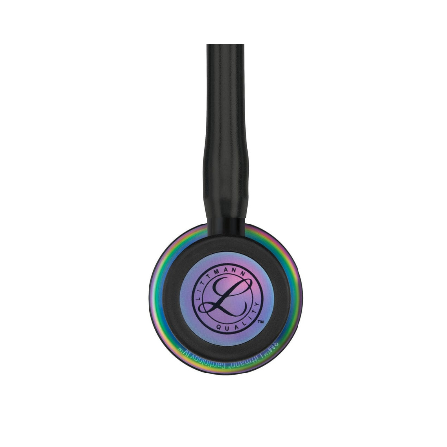 3M Littmann Cardiology IV Stethoscope 6165 | Black Tube | Rainbow Finish