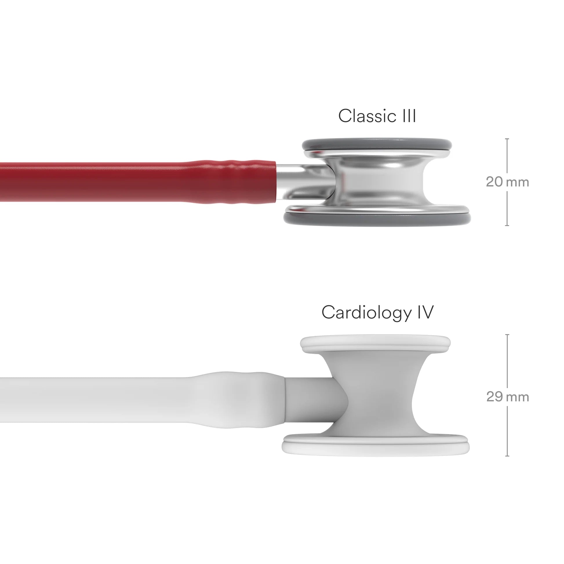 Littmann Classic III Stethoscope - Burgundy Tube & Standard Finish - 5627