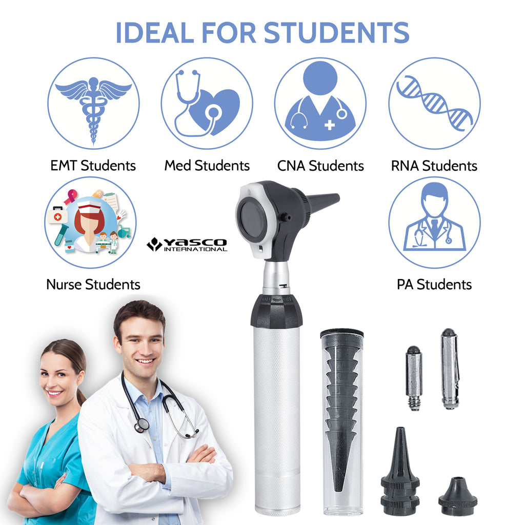 Conventional Otoscope Set - Black Finish Head