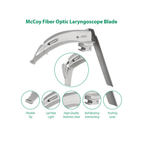 Fiber Optic McCoy Laryngoscope Set | Flexible Tip Intubation Kit