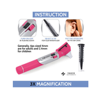 Fiber Optic Pocket Otoscope Set | Rose Pink
