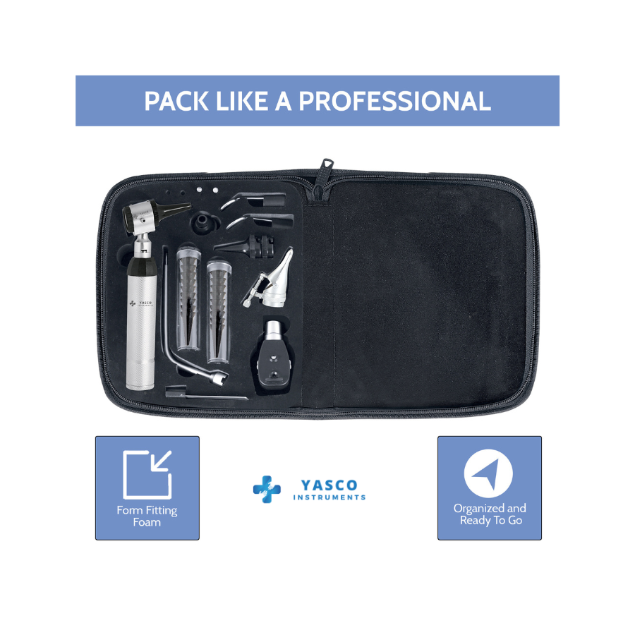 2.5V EENT Diagnostic Set | Otoscope & Ophthalmoscope