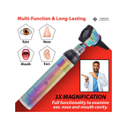 Brass Otoscope Set | Rainbow Finish Diagnostic Instrument