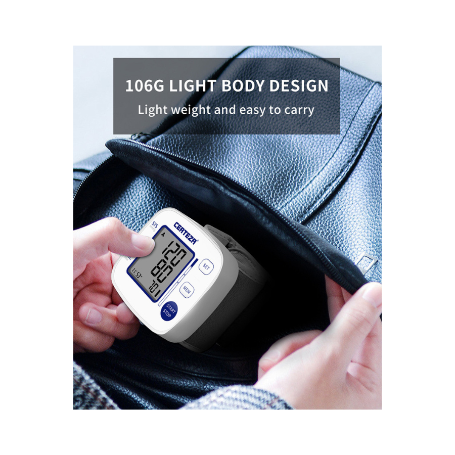 Certeza BM-300 Wrist Blood Pressure Monitor | Digital