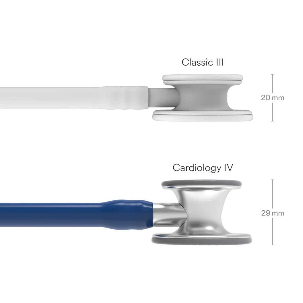 Littmann Cardiology IV Stethoscope - Navy Blue Tube & Standard Finish - 6154