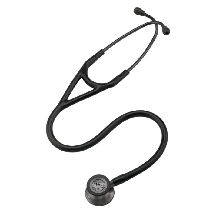 Littmann Cardiology IV Stethoscope - Black Tube & Smoke Finish - 6162