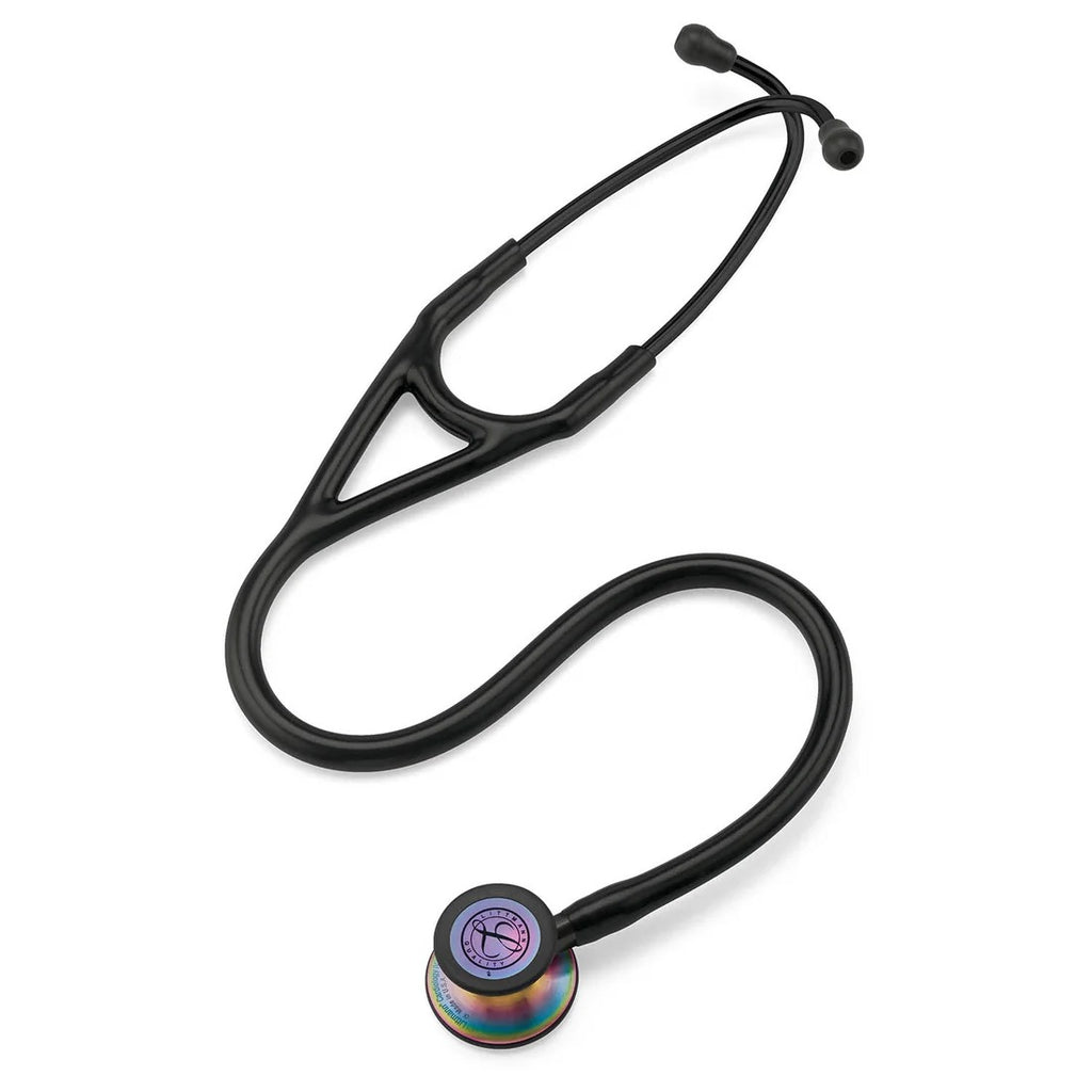 Littmann Cardiology IV Stethoscope - Black Tube & Rainbow Finish - 6165