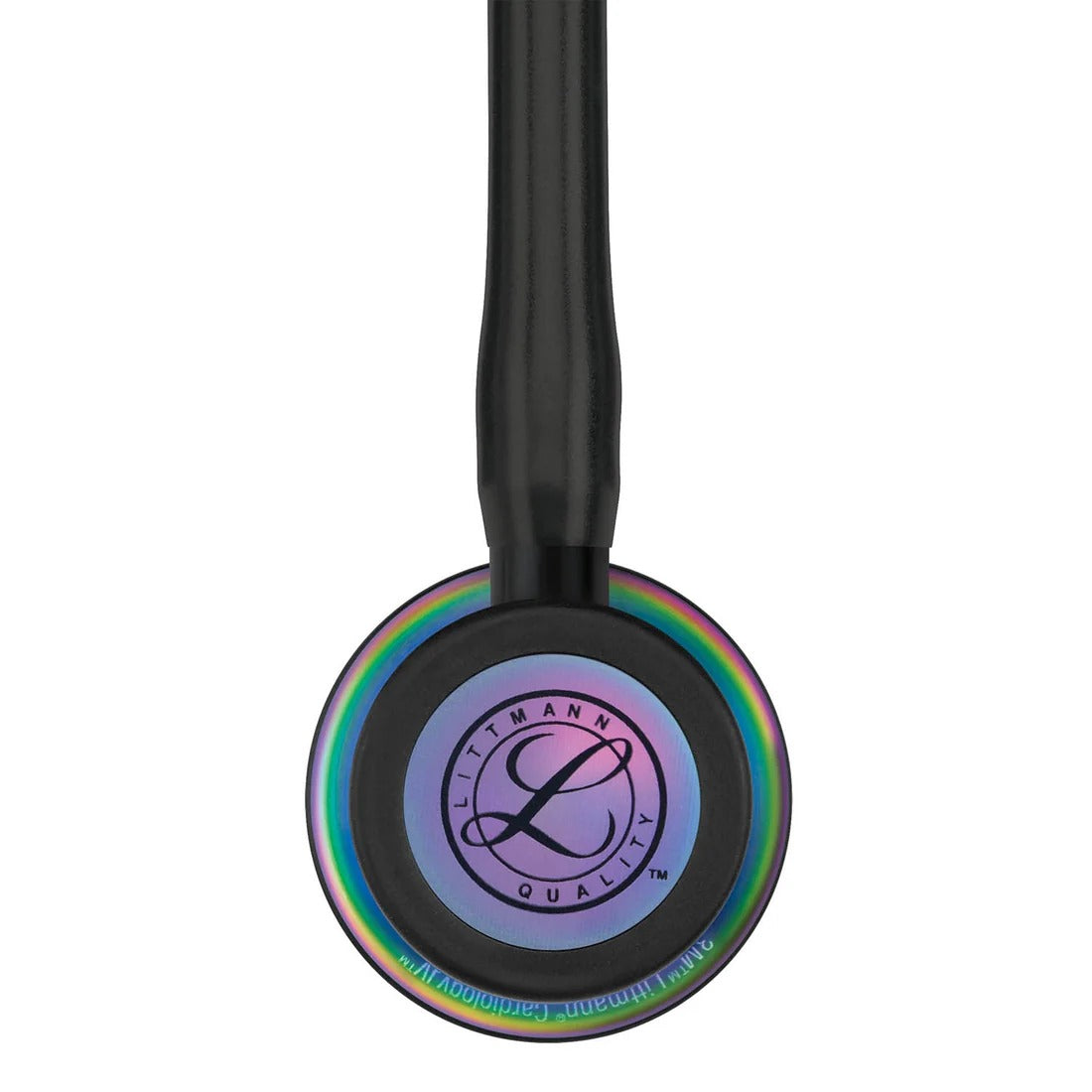 Littmann Cardiology IV Stethoscope - Black Tube & Rainbow Finish - 6165