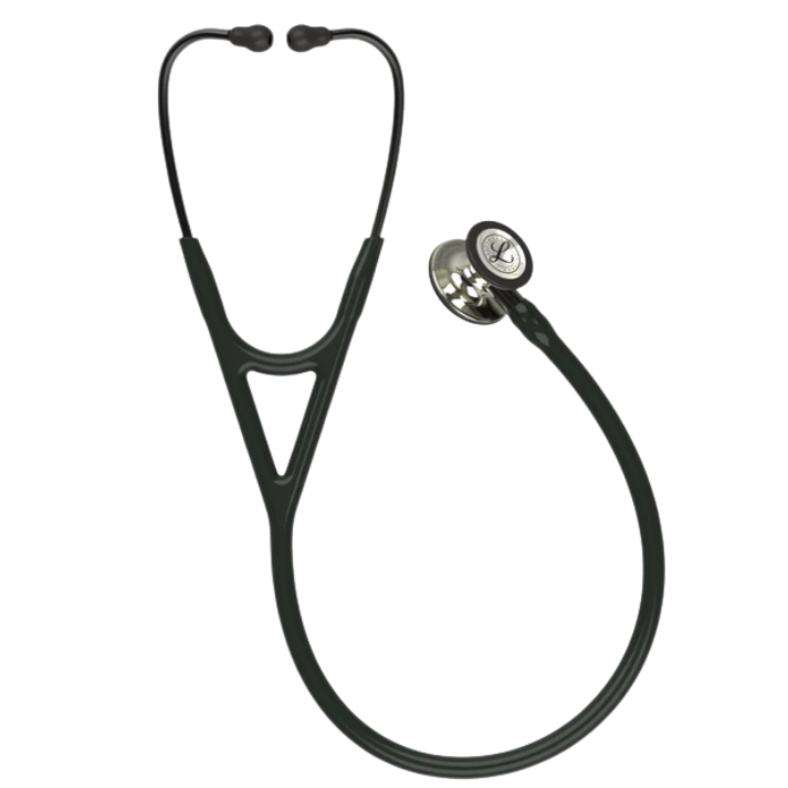 Littmann Cardiology IV Stethoscope - Black Tube & Champagne Finish - 6179