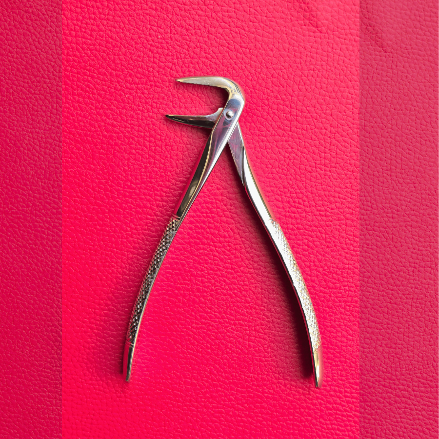Turned Head Beak Extraction Forceps 6″