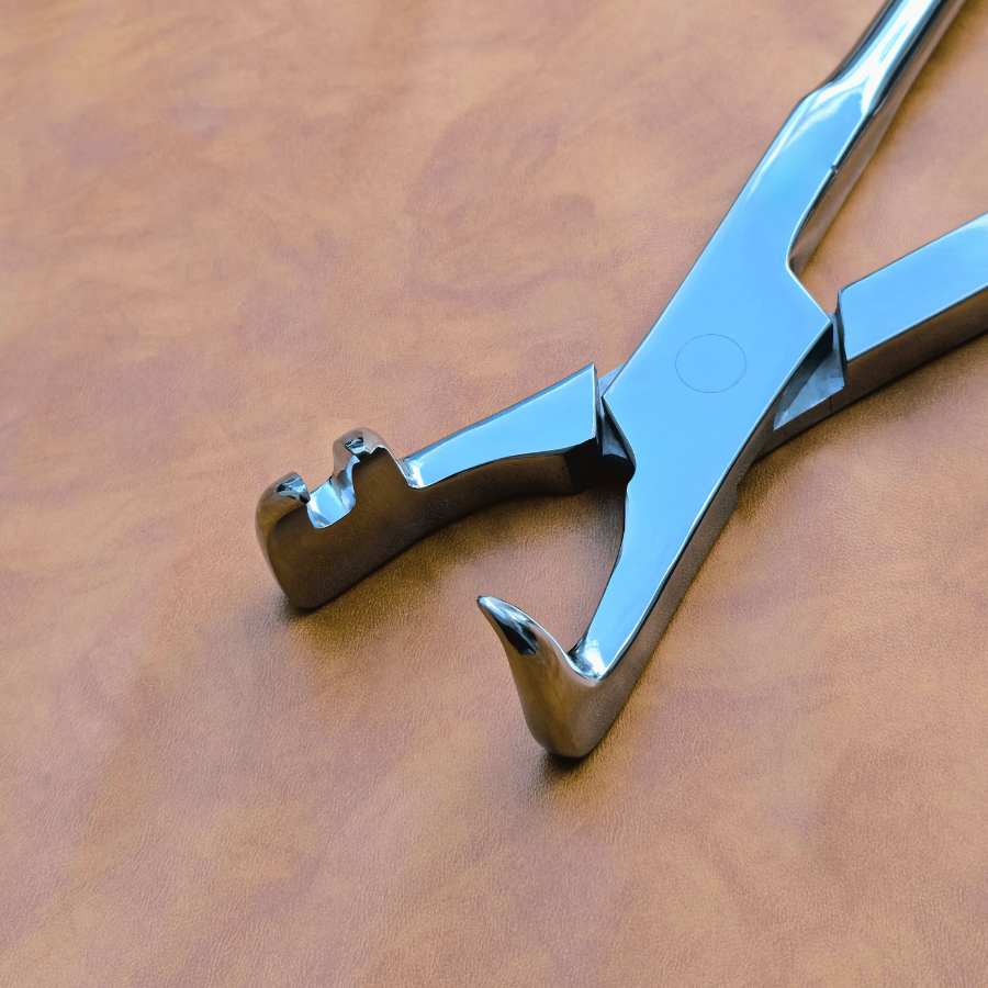 Three Prong Off Side 21" Equine Dental Forceps