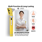 Fiber Optic Pocket Otoscope Set | Yellow
