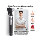 Fiber Optic Pocket Otoscope Set | Black