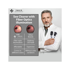 Fiber Optic EENT Diagnostic Set | Mini Otoscope & Ophthalmoscope