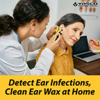 Fiber Optic Mini Otoscope Set - Yellow