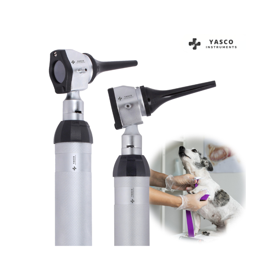 Veterinary Otoscope Set | LED Diagnostic Instrument