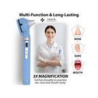 Fiber Optic Pocket Otoscope Set | Sky Blue