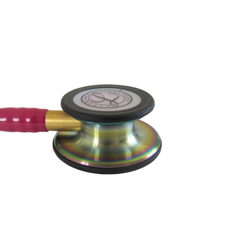 Littmann Classic III Stethoscope 5806 | Raspberry Tube | Rainbow Finish