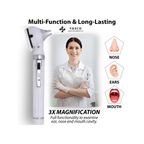 Fiber Optic Pocket Otoscope Set | White