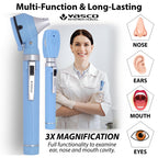 Fiber Optic Mini Ophthalmoscope & Otoscope Set - Ceil Blue