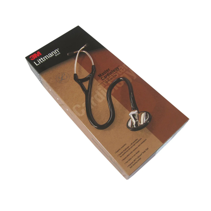 3M Littmann Master Cardiology Stethoscope 2161 | All Black | Black Edition