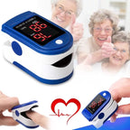 Finger Pulse Oximeter - Oxygen Saturation Monitor Blood Glucose Test Meter
