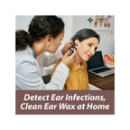 Fiber Optic Pocket Otoscope Set | Chocolate Brown